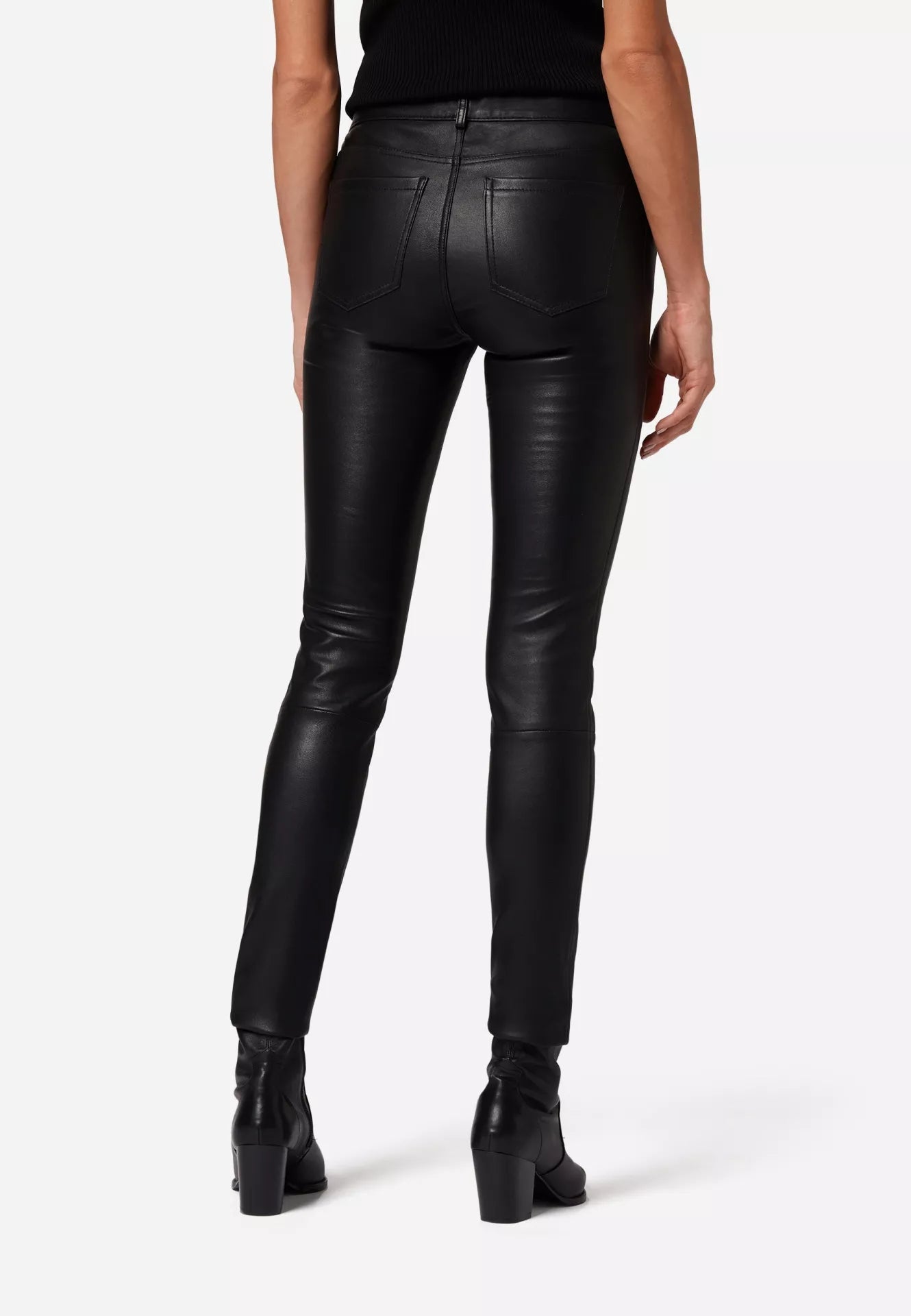 PND (Stretch) aus Stretch Lamm Leder - 5-Pocket Optik, keine Fütterung mit hohem Tragekomfort